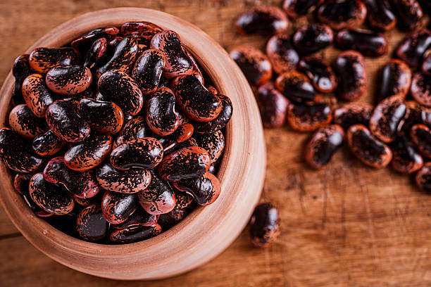 istock Phaseolus coccineus, known as runner bean, scarlet runner bean, or multiflora bean, Fabaceae. 2209443151