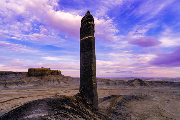 istock Tall Mysterious Rock Spire Formation in the Desert 2209453014