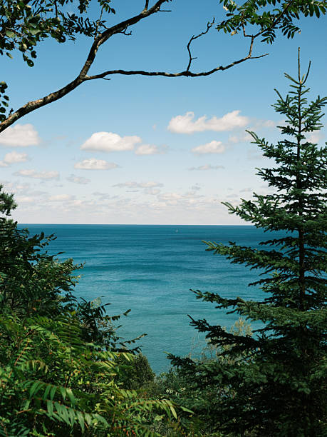 Shorewood Nature Preserve along Lake Michigan near Milwaukee, Wisconsin