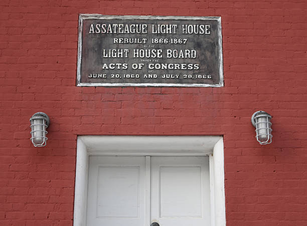 istock Assateague Lighthouse Historical Marker over light keeper's house 2209459812