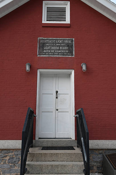 istock Assateague Lighthouse Historical Marker over light keeper's house 2209459815