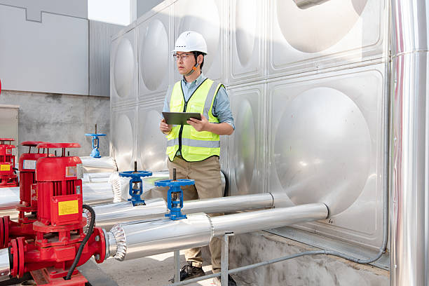 istock Fire fighting water supply equipment 2209474737
