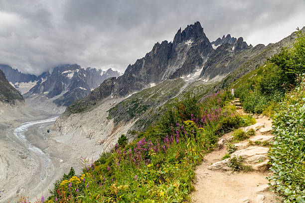 istock Chamonix Montblanc alpine mountain summits landscape 2209485253
