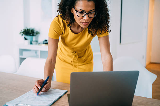 istock Businesswoman working in the office. 2209492535