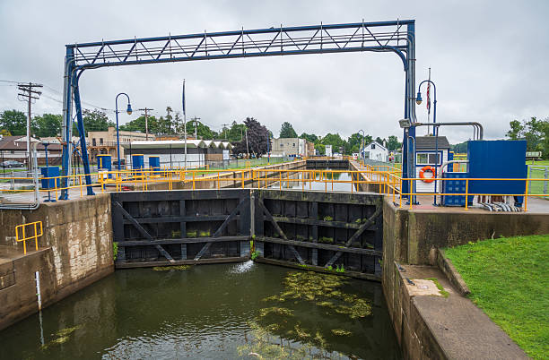 istock Lock Island on the Upstate Canal in New York 2209498470
