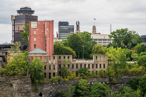 istock The Rochester Overlook with Waterfall and City Skyline 2209498570