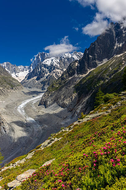 istock Chamonix Montblanc alpine mountain summits landscape 2209499204