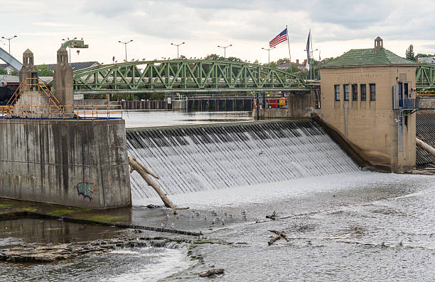 istock The Rochester Overlook with Waterfall and City Skyline 2209499225