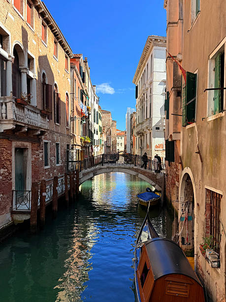 istock Traditional quiet canal in historic Venice, Italy 2209499704