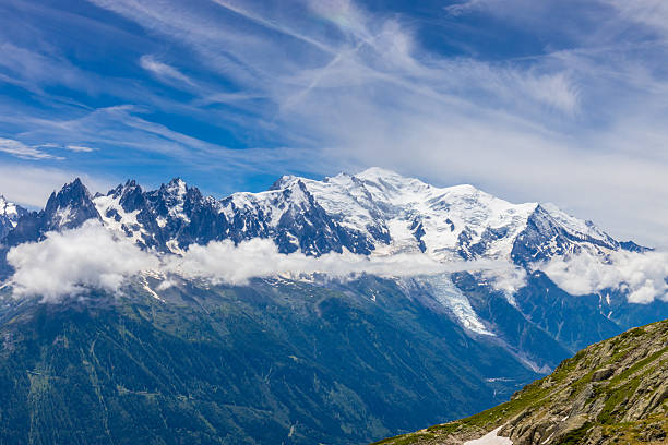 istock Chamonix Montblanc alpine mountain summits landscape 2209499883