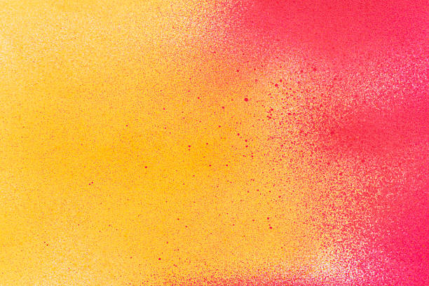 istock Red and yellow spray paint background 2209510114