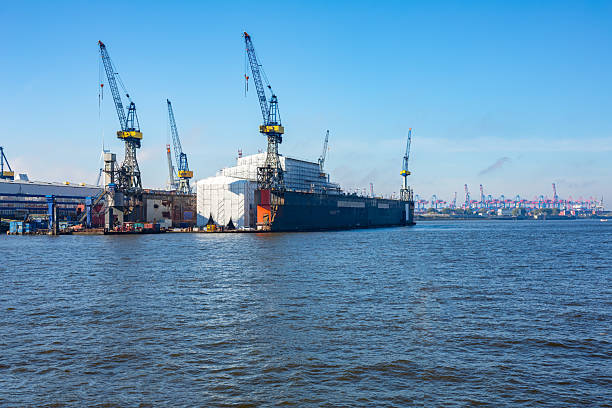 The harbour in Hamburg.