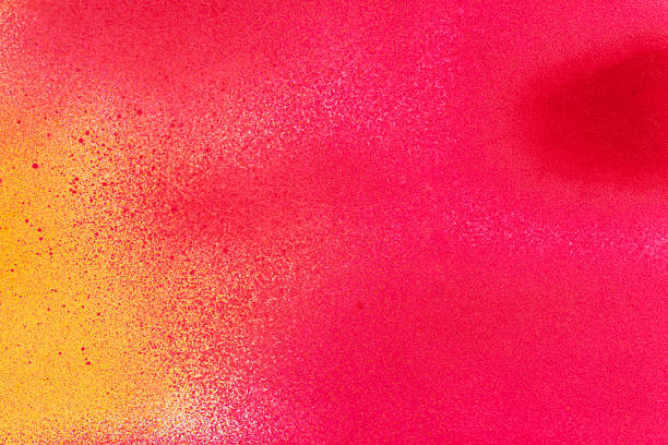 istock Red and yellow spray paint background 2209513861
