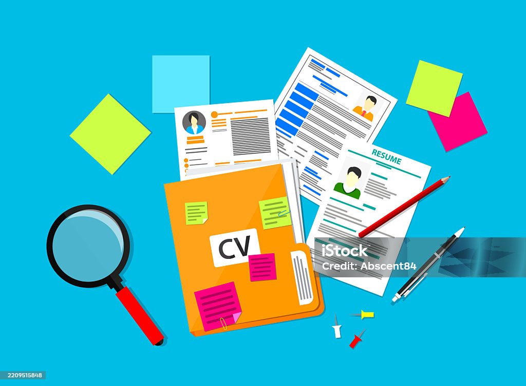 Active Paperwork Paperwork Documents For Application Stock Illustration - Download Image ...