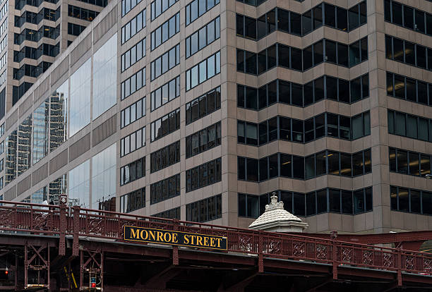 istock Iron bridge over the Chicago River in downtown Chicago 2209516003