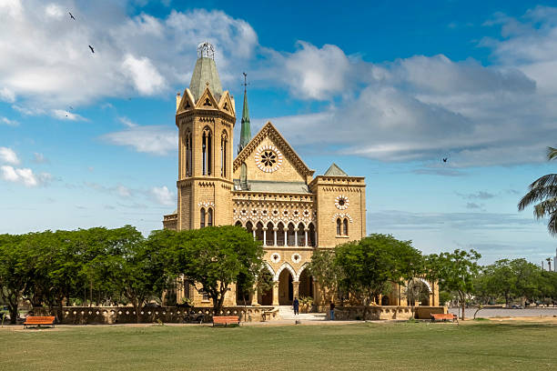 Ferrer Hall a historic building that showcases colonial era architecture and cultural heritage. stock photo