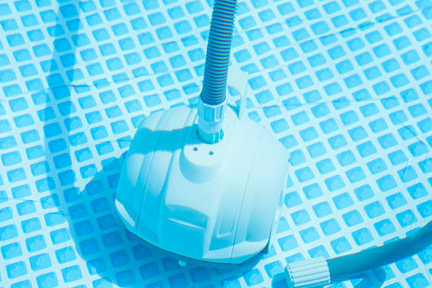 istock One robotic cleaner in swimming pool outdoors 2209530900