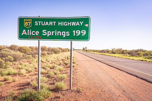 istock Alice Springs road sign 2209533616