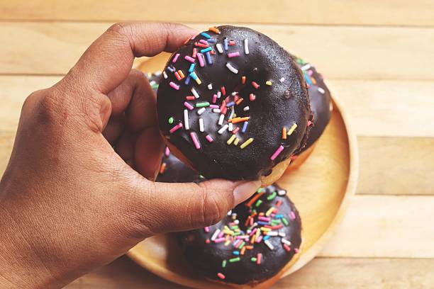 istock Chocolate donut baked bakery homemade 2209550803