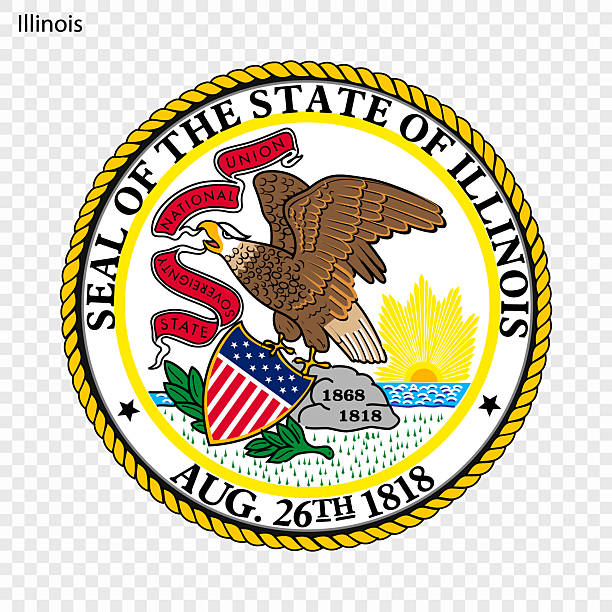 istock Emblem of Illinois, state of USA. Vector illustration 2209554390