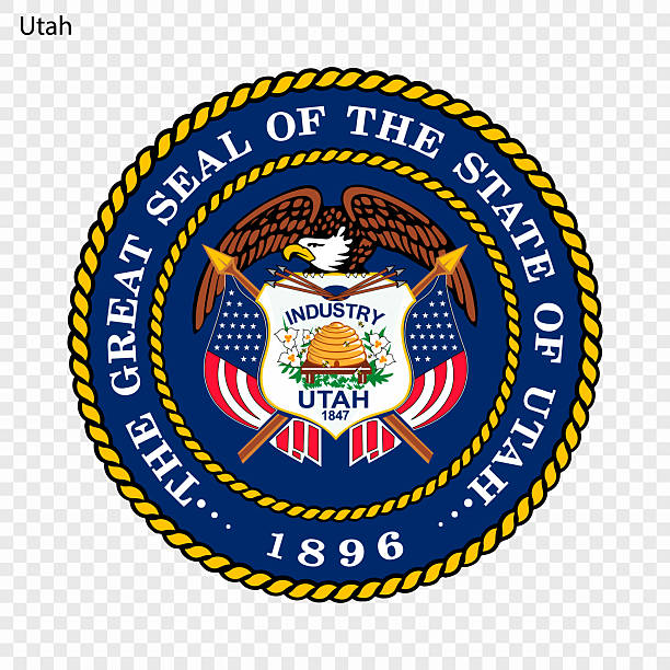 istock Emblem of Utah, state of USA. Vector illustration 2209554448