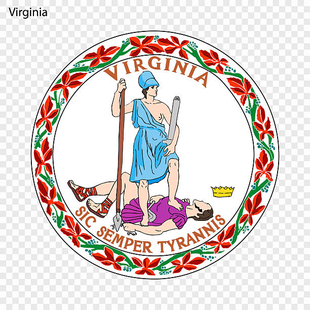 istock Emblem of Virginia, state of USA. Vector illustration 2209554458