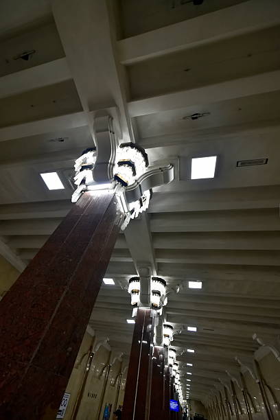 Tashkent, Uzbekistan – March 24, 2025, Inside the Minor Metro Station interior