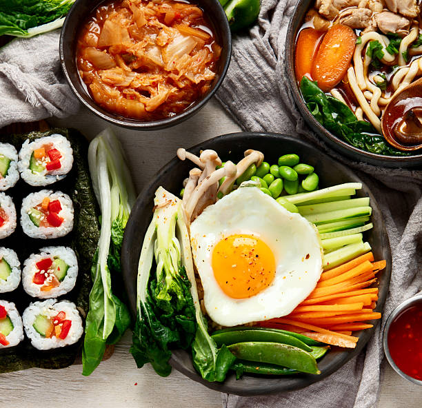 istock Various Korean Home-style Side Dishes. Asian food concept. 2209558085