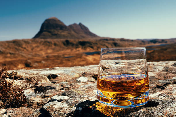 istock Whisky glass with a view, Suilven, Sutherland, Scotland 2209573605