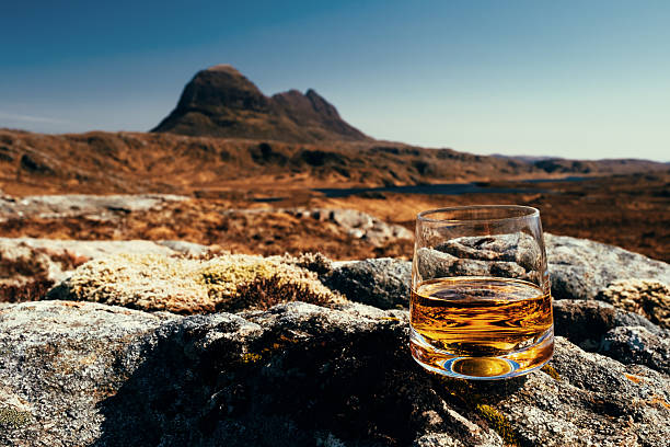 istock Whisky glass with a view, Suilven, Sutherland, Scotland 2209573749