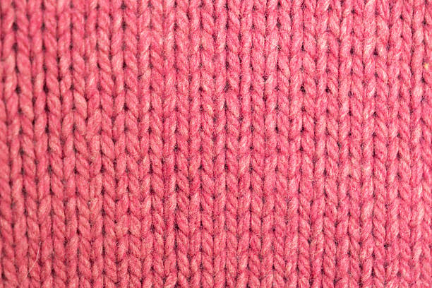 istock knitted texture, pink fuchsia sweater or carpet, pattern of back loops and front. 2209574770