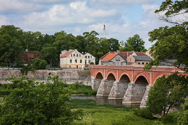 istock The bridge is the third longest brick bridge in Europe 2209577655