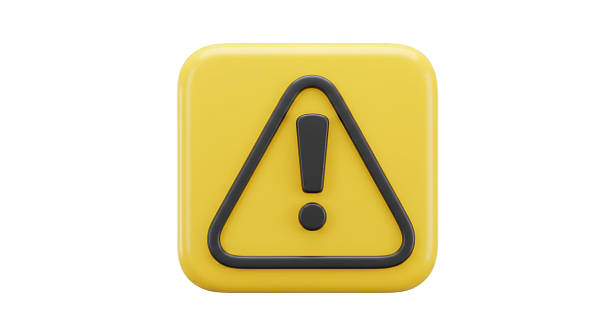 istock Isolated Yellow Warning Sign with Exclamation Mark 3D Render 2209578142