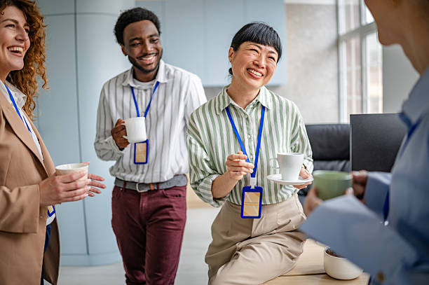 istock Modern office team celebrates success and collaboration among diverse professionals during a meeting 2209581902