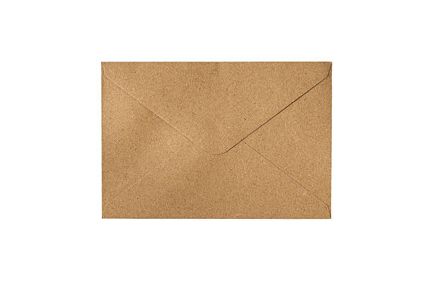istock Closed brown craft envelope isolated on white background 2209591383