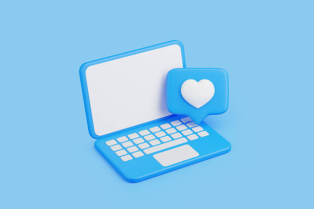istock Laptop with Heart Icon Symbolizing Social Media Engagement 2209591987