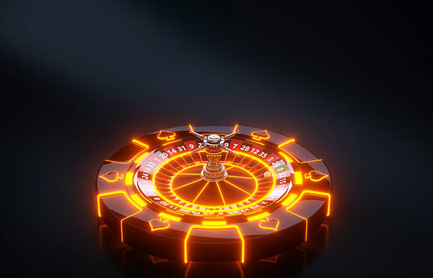 istock Chips and Roulette Wheel Concept Design – Online Casino, Gambling Concept 2209597753