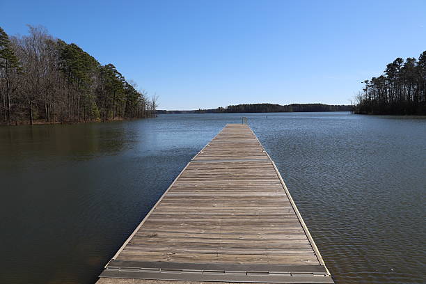 Pier at boat ramp Kerr Lake North Carolina