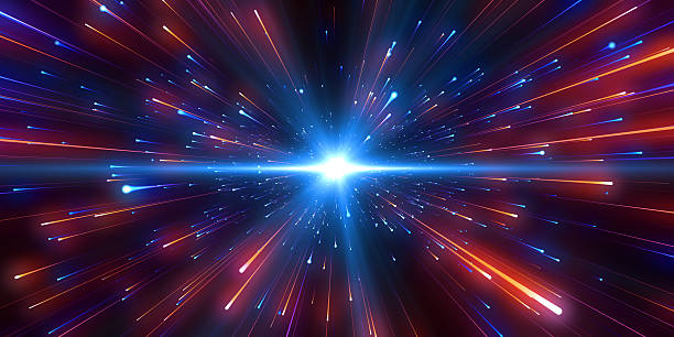 istock Speed of light in galaxy. 2209608328