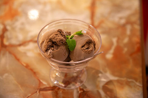 istock Chocolate Scoop of Ice Cream 2209608777