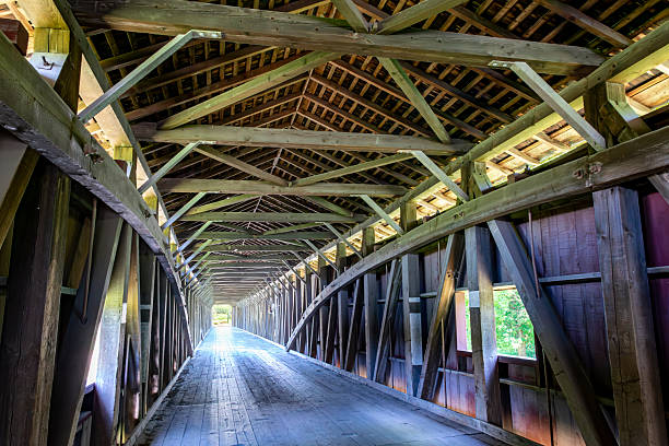 istock Unique Wooden Ceiling Structures in an Old Barn Showcasing Craftsmanship and Design From a Bygone Era 2209611501