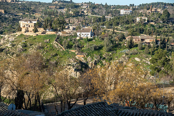 istock A scenic area with homes beautifully perched on a hillside 2209613876