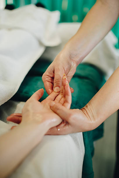 istock Hand massage stock photo 2209619446