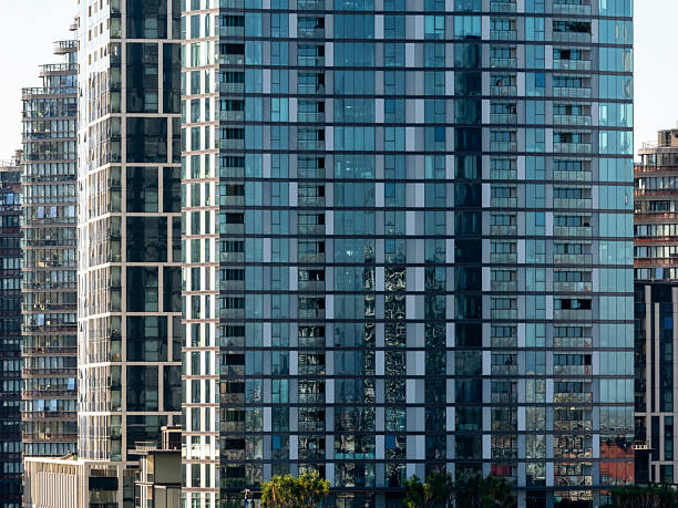 Modern apartments in Docklands, Melbourne, Australia