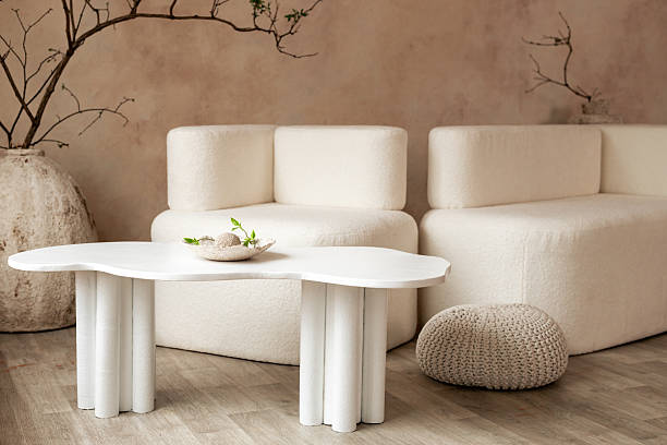 istock Minimalist Living Room with Natural Decor 2209625522