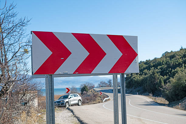 Urban details in Italian town: Road sign