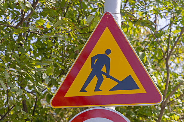 istock Road Works Traffic Sign 2209630026