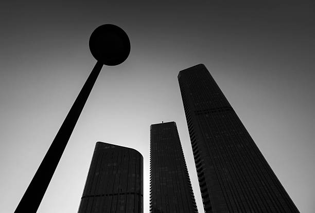 Skyscrapers and modern residential buildings