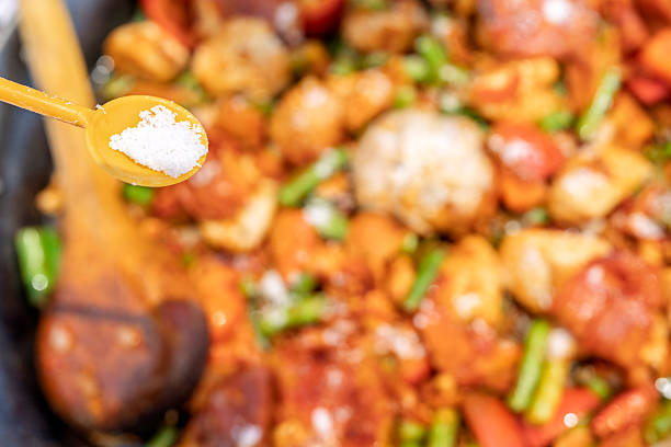 Seafood fry rice at borough market in London