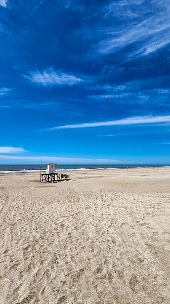 istock EMPTY LIFEGUARD TOWER ON A SUNNY BEACH IN MAR DE LAS PAMPAS, ARGENTINA 2209637192
